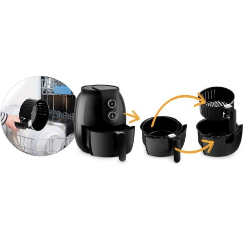 Frytkownica beztłuszczowa Air fryer frytownica 3,6l Berdsen BD-650