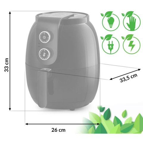 Frytkownica beztłuszczowa Air fryer frytownica 3,6l Berdsen BD-650