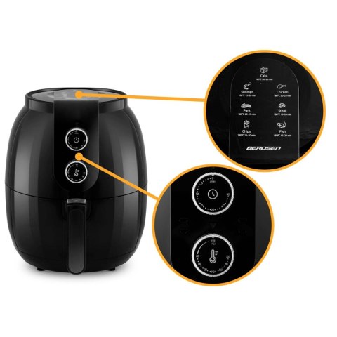 Frytkownica beztłuszczowa Air fryer frytownica 3,6l Berdsen BD-650