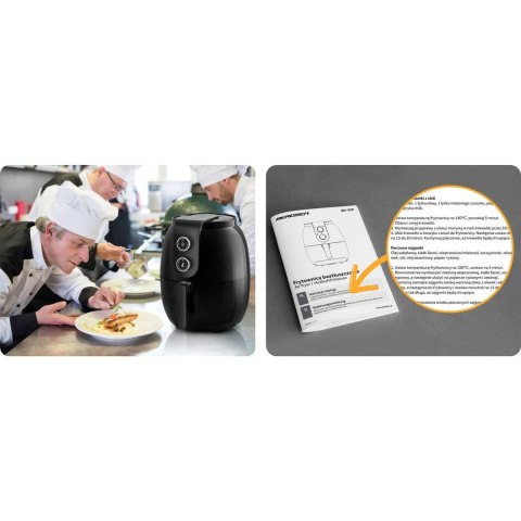 Frytkownica beztłuszczowa Air fryer frytownica 3,6l Berdsen BD-650