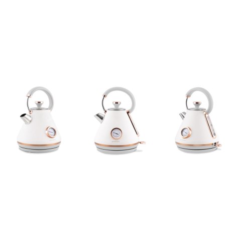 Czajnik elektryczny z termometrem 1,7L Berdsen BD-701 biały