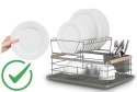Suszarka do naczyń dwupoziomowa MS-601 Massido szara