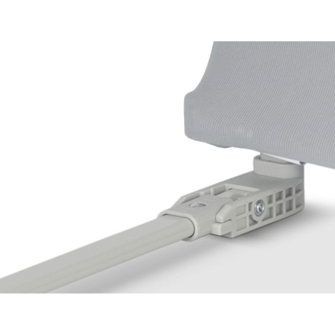 Barierka ochronna do łóżka 120 x 44 x 41 cm Nukido szara