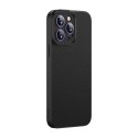 Zestaw ochronny BASEUS Synthetic Fiber iPhone 14 Pro (czarne)