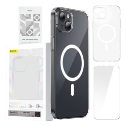 Zestaw ochronny BASEUS Magnetic Crystal Clear iPhone 13