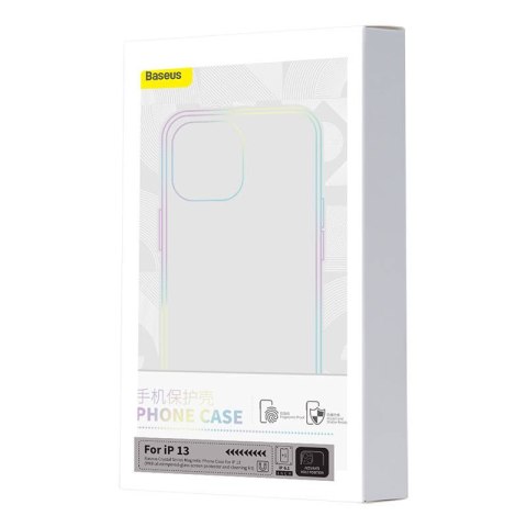 Zestaw ochronny BASEUS Magnetic Crystal Clear iPhone 13