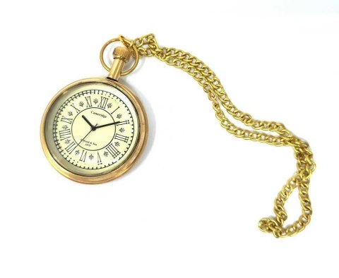 Retro Zegarek z łańcuszkiem - CLK-0703B