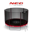 Trampolina ogrodowa 6ft/183cm z siatką zewnętrzną i drabinką Neo-Sport