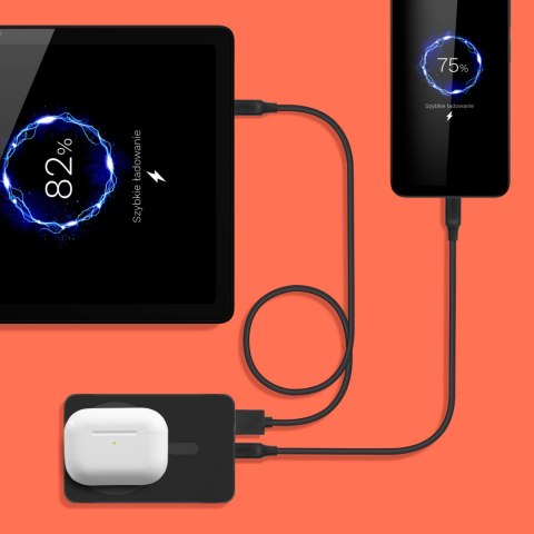 POWERBANK indukcyjny Kruger&Matz 10000 mAh magnetyczny czarny