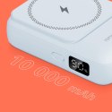 POWERBANK indukcyjny Kruger&Matz 10000 mAh magnetyczny z kablem niebieski