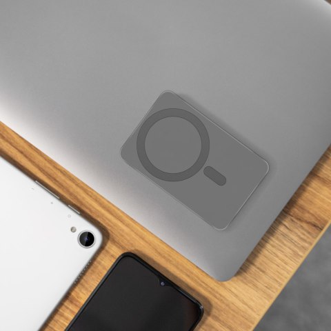 POWERBANK indukcyjny Kruger&Matz 5000 mAh magnetyczny szary