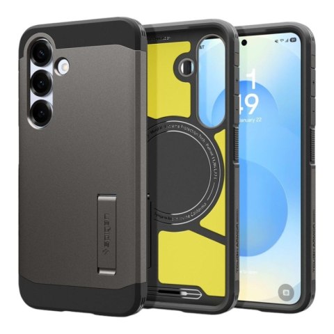 Spigen Tough Armor MagSafe - Etui do Samsung Galaxy S25 (Gunmetal)