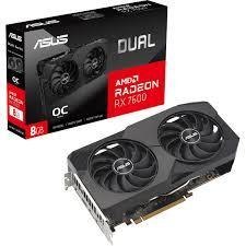 VGA PCIE8 RX7600 8GB GDDR6/DUAL-RX7600-O8G-EVO ASUS
