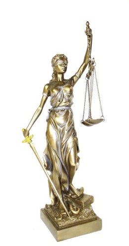 Temida figurka 35 cm - Prezent dla prawnika sędziego - MC-90037