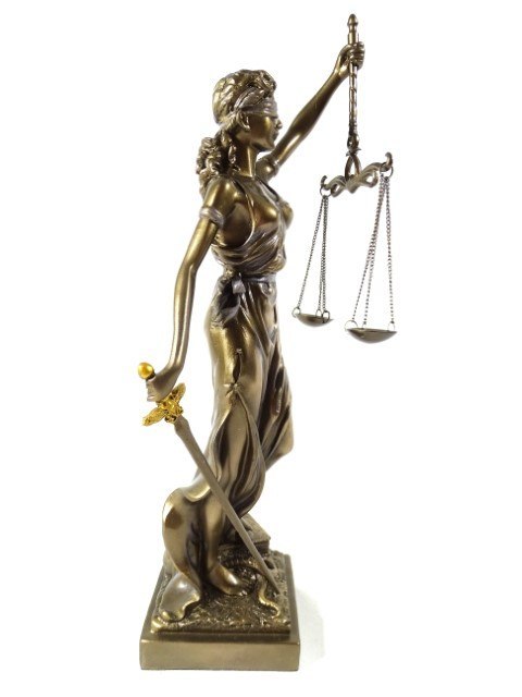 Temida figurka 35 cm - Prezent dla prawnika sędziego - MC-90037