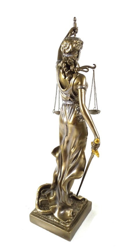 Temida figurka 35 cm - Prezent dla prawnika sędziego - MC-90037