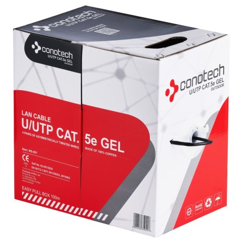 SKRĘTKA UTP/K5/100M/ZEL/CON CONOTECH