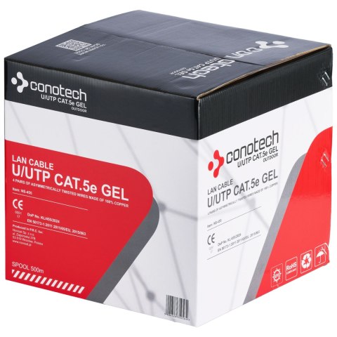 SKRĘTKA UTP/K5/500M/ZEL/CON CONOTECH