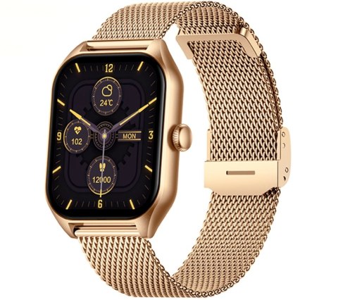 Smartwatch Damski Rubicon RNCF03-5 Różowe złoto Bransoleta + Pasek