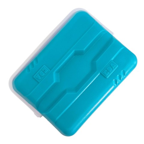 Lodówka turystyczna 15L KAMAI EDA na wkłady mrożące, szara z białą rączką