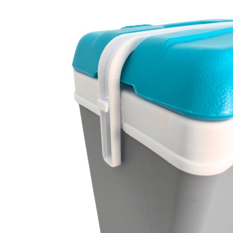 Lodówka turystyczna 15L KAMAI EDA na wkłady mrożące, niebieska z białą rączką