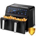 Frytkownica beztłuszczowa Air fryer BD-653 czarno-srebrna