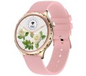 Smartwatch Damski Rubicon RNCF02-2 Złoty + Pasek Różowy
