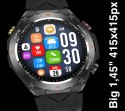 Smartwatch Męski Rubicon RNCF37-1 GPS BLACK