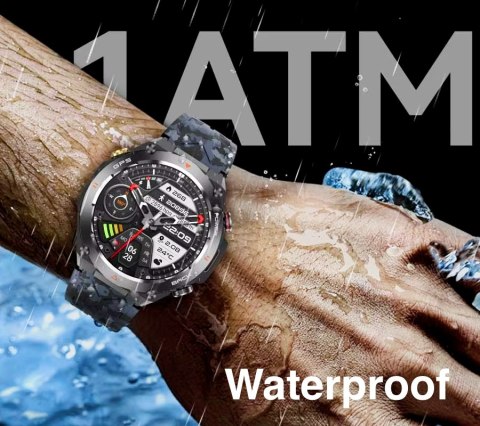 Smartwatch Męski Rubicon RNCF37-1 GPS BLACK