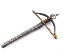 Mała Metalowa Replika Kuszy - Dekoracja - BM