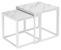 Stoliki kawowe BIAŁY PRAVEN BIAŁY MARMUR