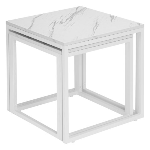 Stoliki kawowe BIAŁY PRAVEN BIAŁY MARMUR