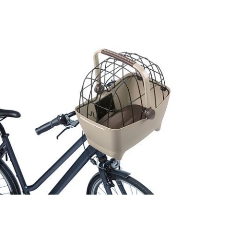 Kosz na kierownicę BASIL BUDDY DOG BICYCLE BASKET FRONT KF 32L, KF System, bisotti brown (NEW)