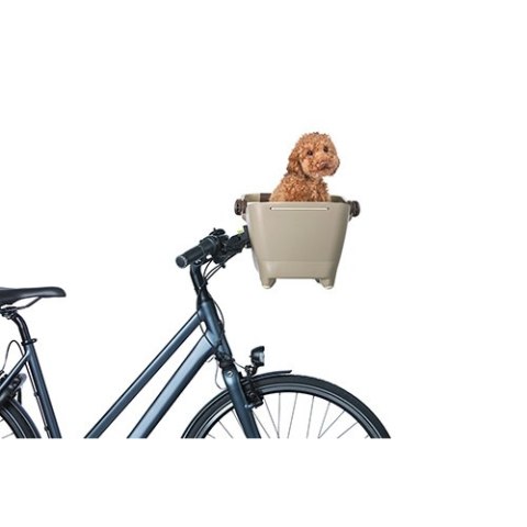 Kosz na kierownicę BASIL BUDDY DOG BICYCLE BASKET FRONT KF 32L, KF System, bisotti brown (NEW)