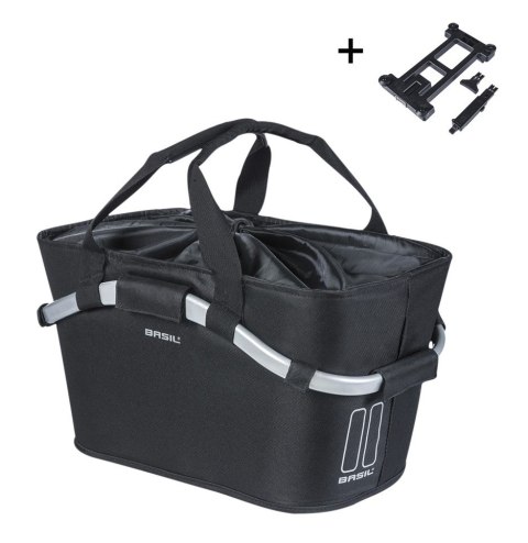 Kosz tylny na bagażnik BASIL CLASSIC CARRY ALL REAR BASKET MIK 22L MIK System (ready to go) solid black (NEW)