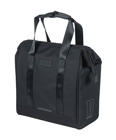 Sakwa pojedyncza BASIL GRAND BICYCLE SHOPPER 23L, Hook On System, black (WYPRZEDAŻ -50%)