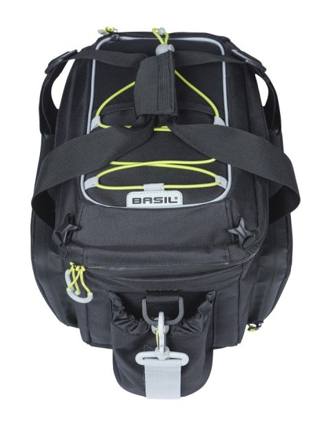 Torba na bagażnik BASIL MILES TRUNKBAG XL PRO MIK 9-36L, MIK System 2.0 (ready to go), 100% wodoodporna black lime (NEW)