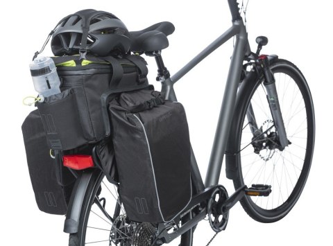 Torba na bagażnik BASIL MILES TRUNKBAG XL PRO MIK 9-36L, MIK System 2.0 (ready to go), 100% wodoodporna black lime (NEW)