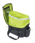Torba na bagażnik BASIL MILES TRUNKBAG XL PRO MIK 9-36L, MIK System 2.0 (ready to go), 100% wodoodporna black lime (NEW)
