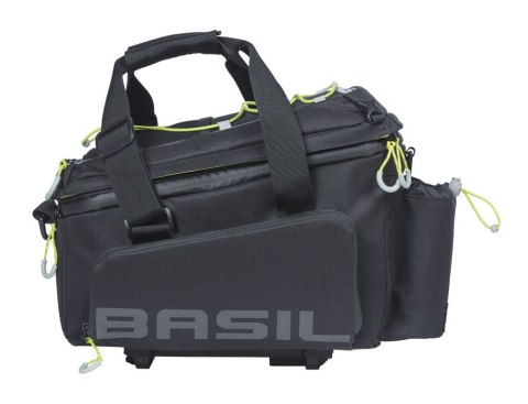 Torba na bagażnik BASIL MILES TRUNKBAG XL PRO MIK 9-36L, MIK System 2.0 (ready to go), 100% wodoodporna black lime (NEW)