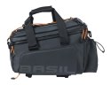 Torba na bagażnik BASIL MILES TARPAULIN TRUNKBAG XL PRO MIK 9-36L, MIK System (ready to go), 100% wodoodporna black orange (NEW)