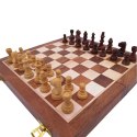 Szachy Drewniane Magnetyczne 30x30cm Składane - G614