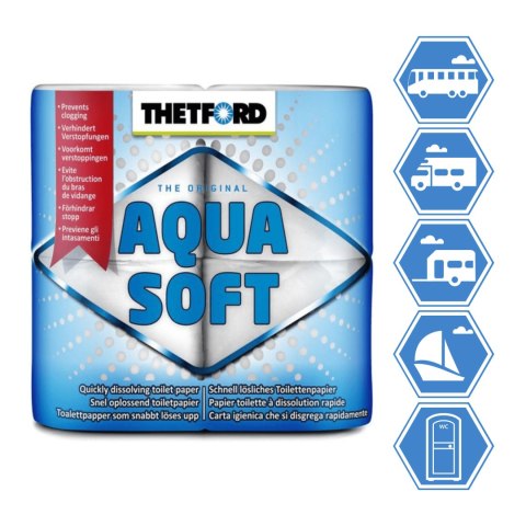 Papier toaletowy 4 szt do toalet turystycznych THETFORD - 202240