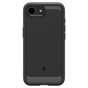 Spigen Rugged Armor Mag MagSafe - Etui do iPhone 17e / 16e (Matte Black)
