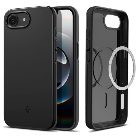 Spigen Thin Fit Mag MagSafe - Etui do iPhone 17e / 16e (Czarny)