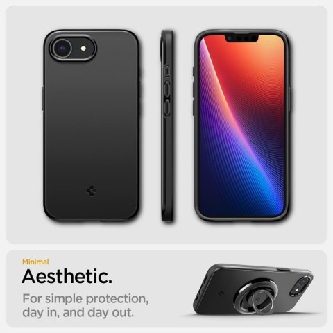 Spigen Thin Fit Mag MagSafe - Etui do iPhone 17e / 16e (Czarny)