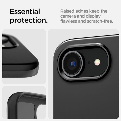 Spigen Thin Fit Mag MagSafe - Etui do iPhone 17e / 16e (Czarny)