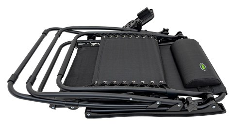 Leżak Ogrodowo Plażowy Czarny