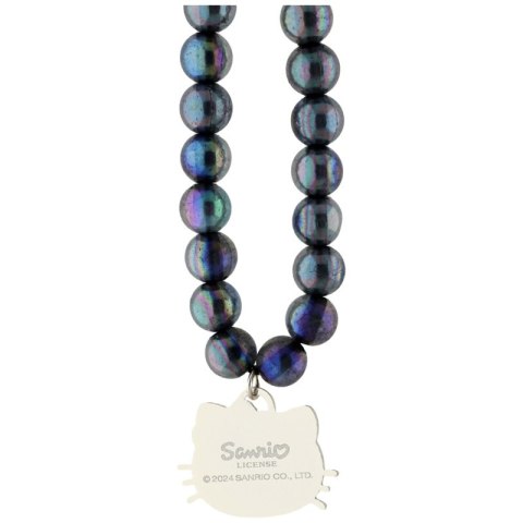 Hello Kitty Pearls Kitty Head - Zawieszka do telefonu (czarny)