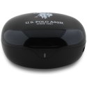US Polo Assn DH Logo - Słuchawki TWS + etui ładujące (czarny)